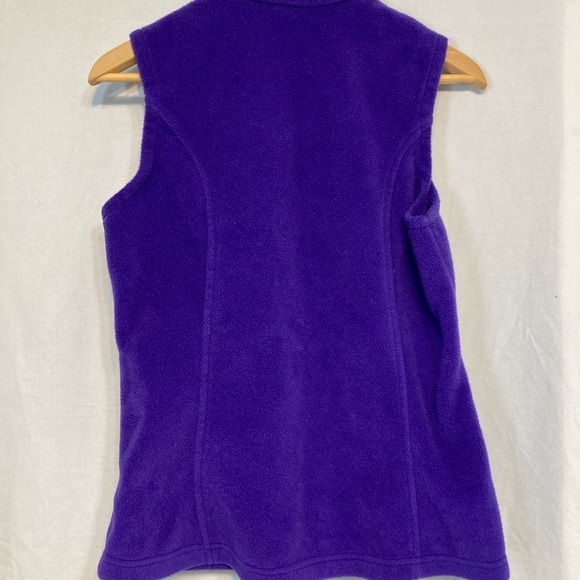 COLUMBIA VEST PURPLE FLEECE SIZE S - Picture 5 of 5